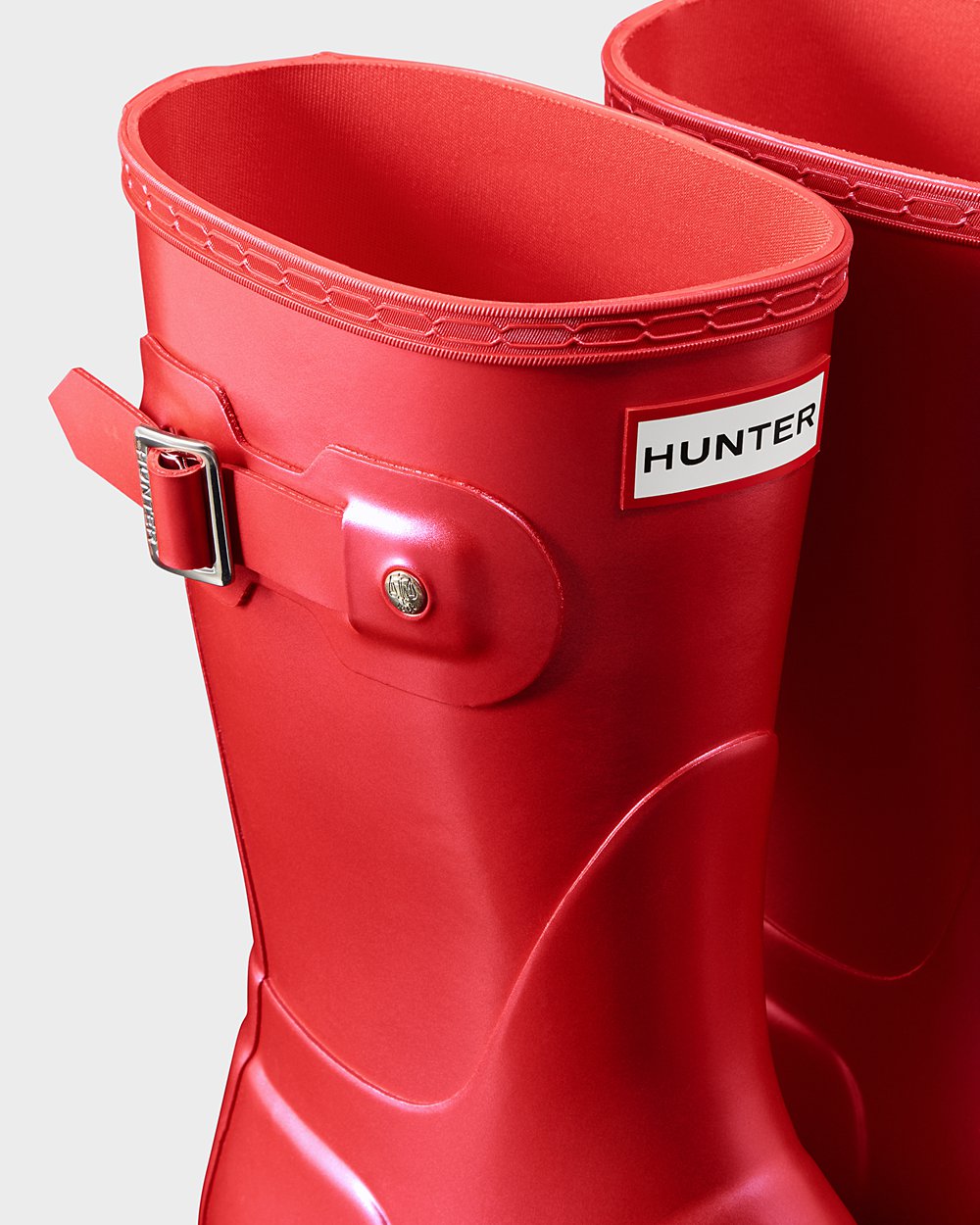 Women Hunter Original Nebula | Short Rain Boots Red | NZ-90643-ATGL